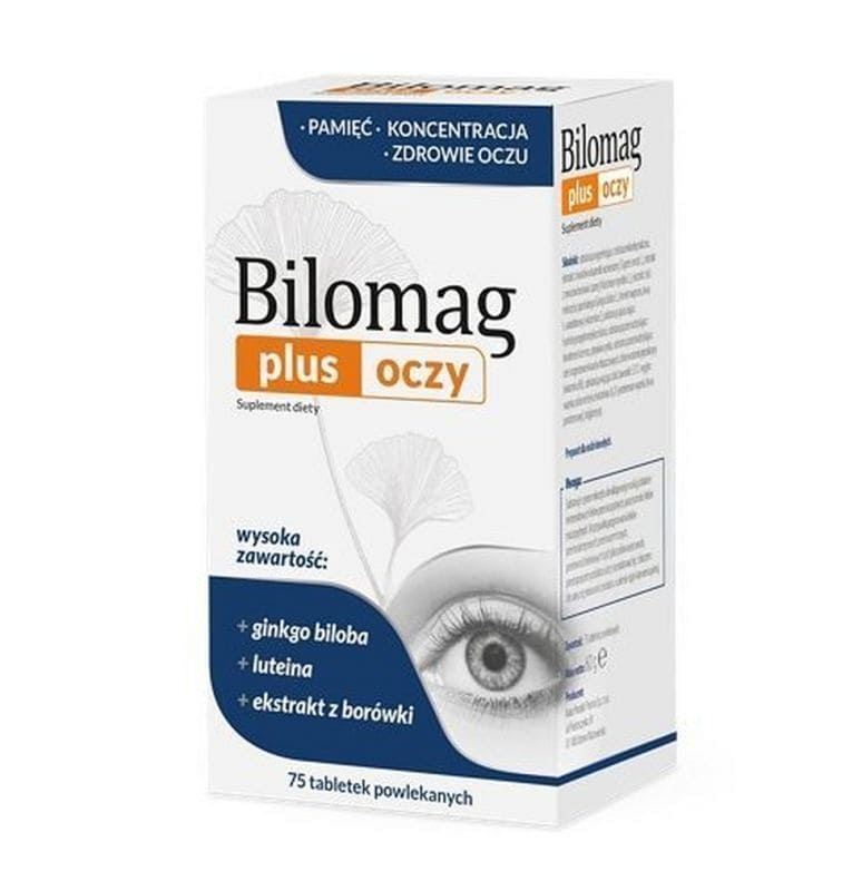 Bilomag plus eyes 75 tablets - UKDorf