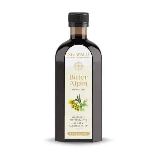 Bitter herb tincture, Chokeberry juice, SEEWALD Bitter Alpine Tonic