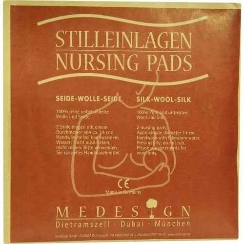 Breastfeeding pads silk, wool, silk