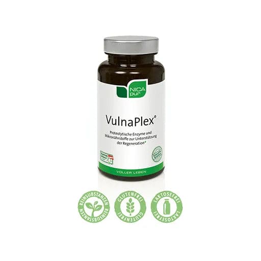 Bromelain, trypsin, chymotrypsin, VulnaPlex capsules - UKDorf