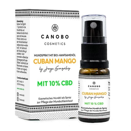 CANOBO Organic CBD 10% Cuban Mango Mouth Spray - UKDorf