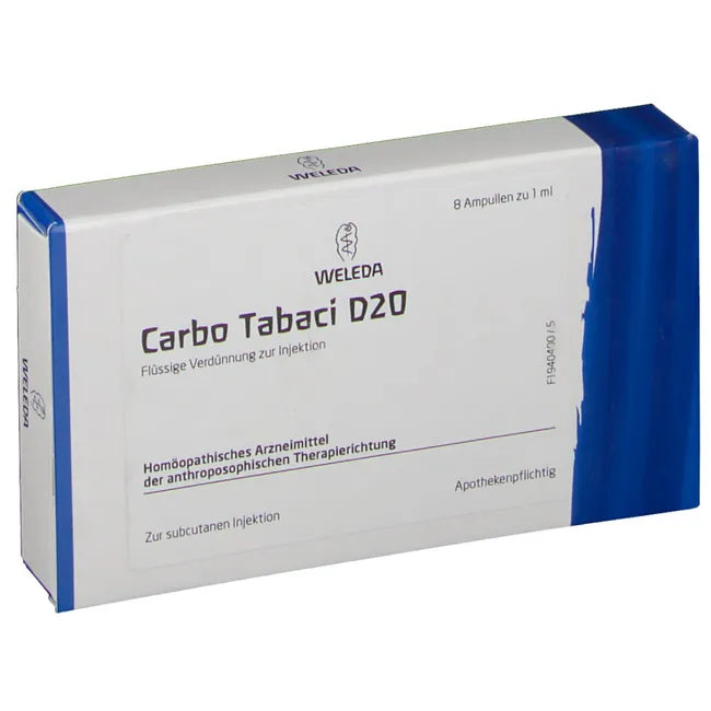 CARBO TABACI D 20 ampoules - UKDorf