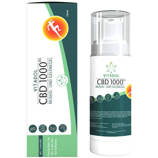 CBD 1000 Vitadol Joint Muscle Gel Ointment Arnica - UKDorf