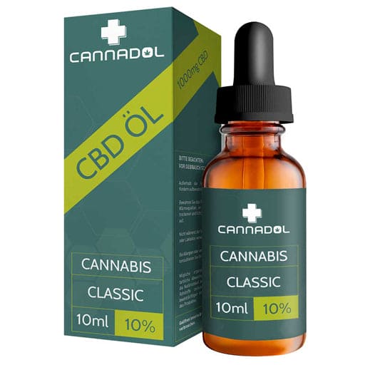 CBD 10% Organic Cannadol Hemp Extract Classic Drops - UKDorf