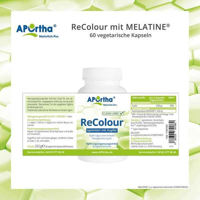 CELLUFINE ReColour with MELATINE Capsules