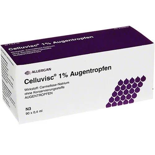 Allergan eye drops uk, CELLUVISC 1% eye drops, Carmellose sodium - UKDorf