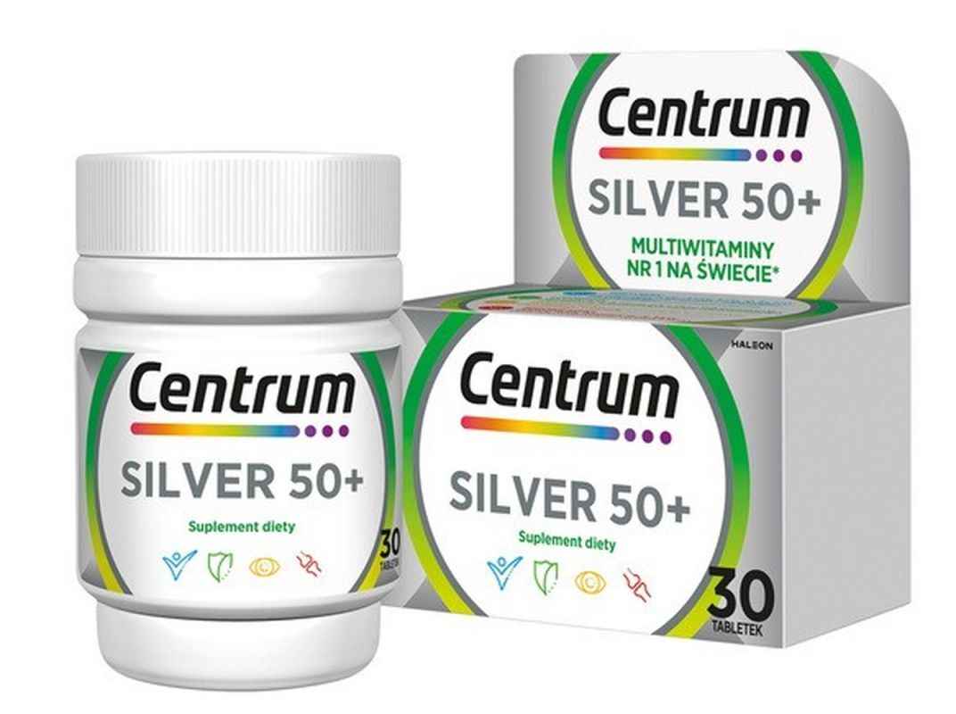 CENTRUM SILVER 50+ Vitamin and mineral set 30 tablets