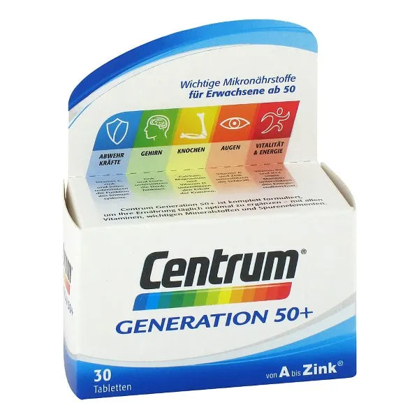 CENTRUM Gen.50+ A-Zinc+FloraGlo Capletten