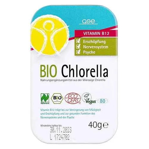 CHLORELLA 500 mg Organic Naturland Tablets