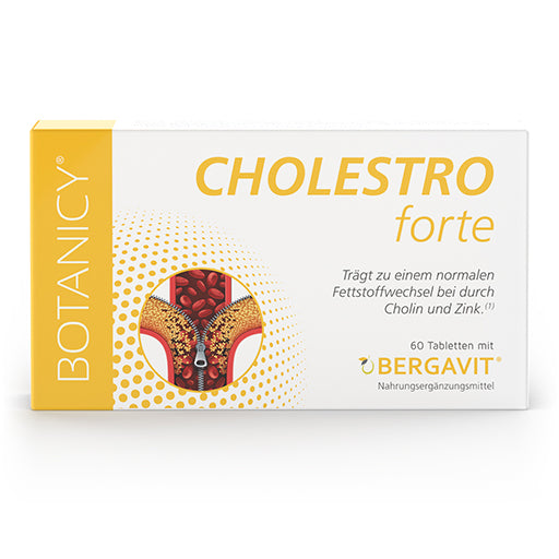 CHOLESTRO forte with BERGAVIT, citrus fruit “bergamot”, support homocysteine, fat metabolism - UKDorf