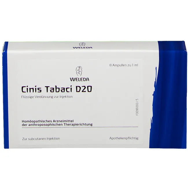 CINIS TABACI D 20 ampoules - UKDorf