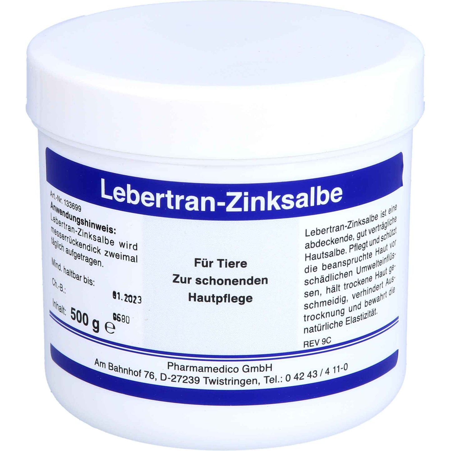 COD LIVER OIL ZINC OINTMENT vet.