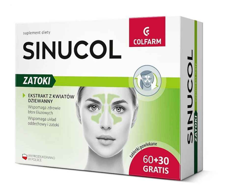 COLFARM Sinucol Sinuses 60 + 30 tablets