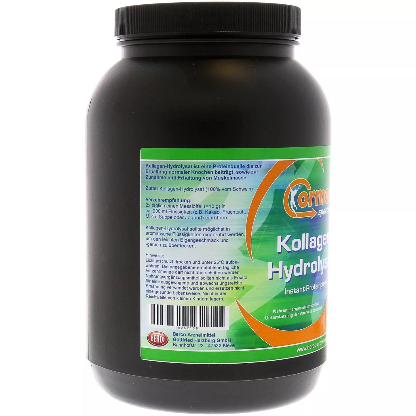 COLLAGEN HYDROLYSATE, hydrolysed collagen, Cormonta sports nutrition - UKDorf