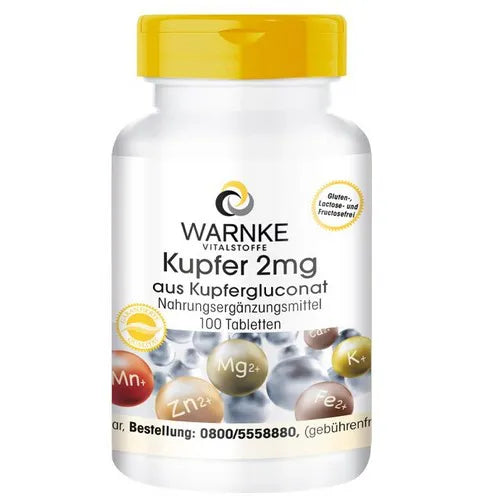 COPPER 2 mg from copper gluconate tablets - UKDorf