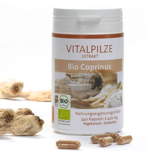 COPRINUS ORGANIC medicinal mushroom extract capsules - UKDorf