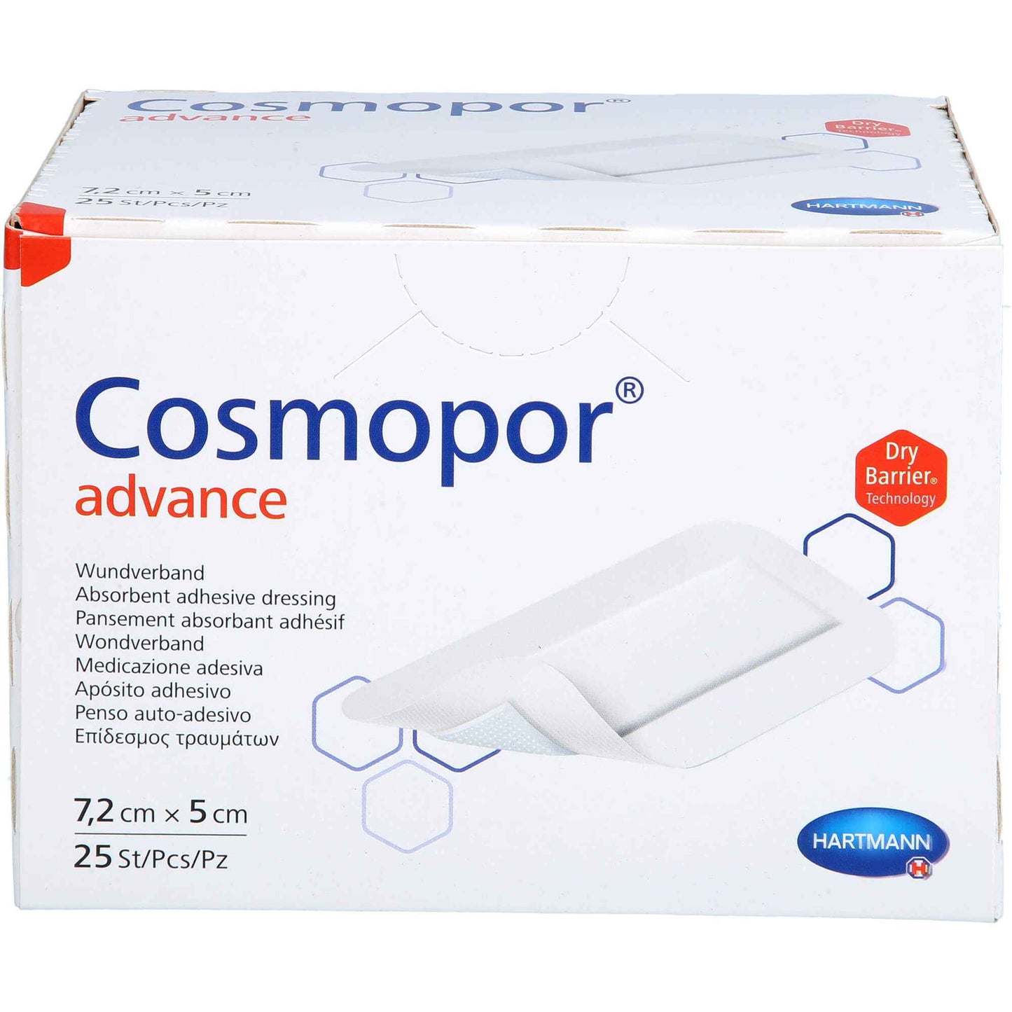 COSMOPOR Advance wound dressing 5x7.2 cm