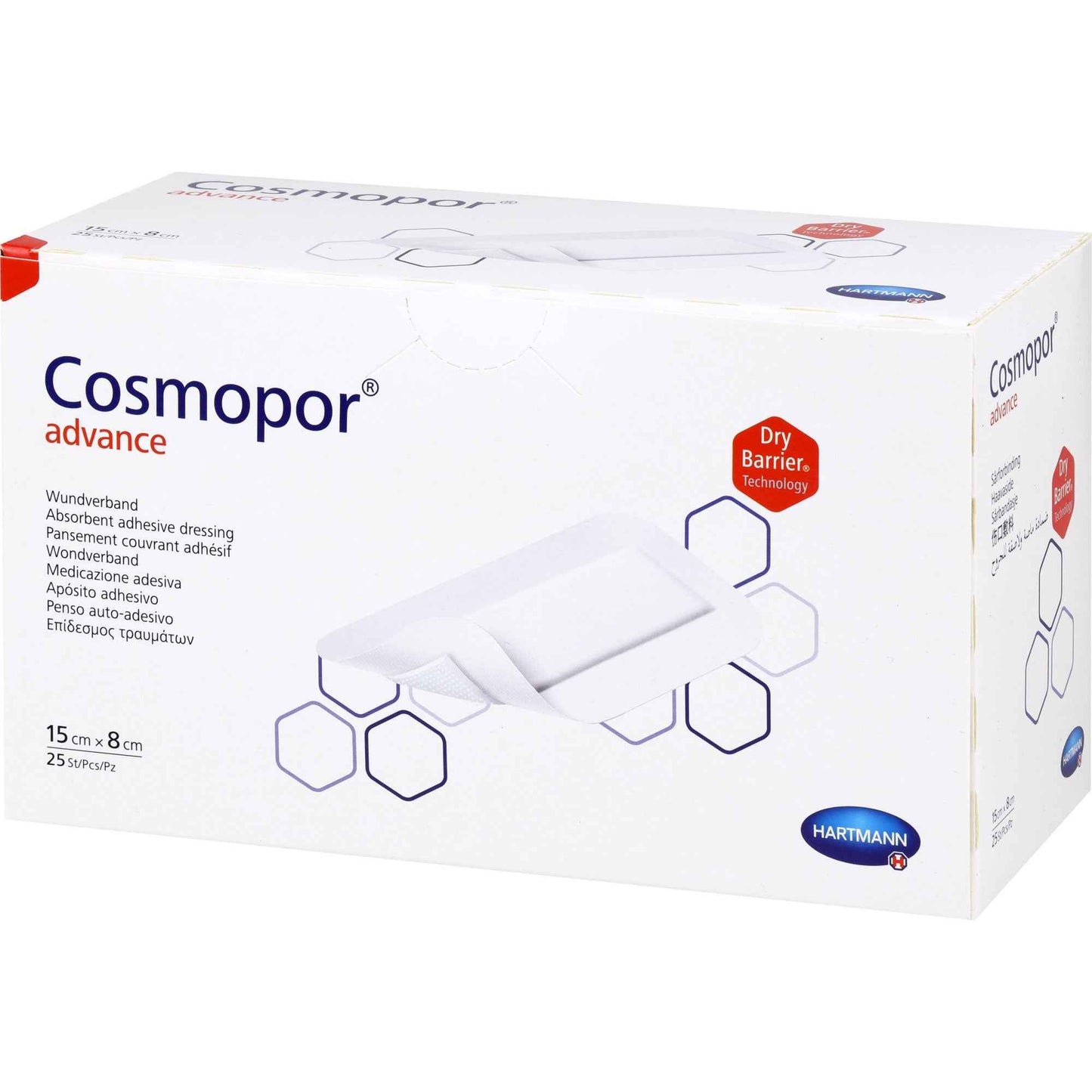 COSMOPOR Advance wound dressing 8x15 cm