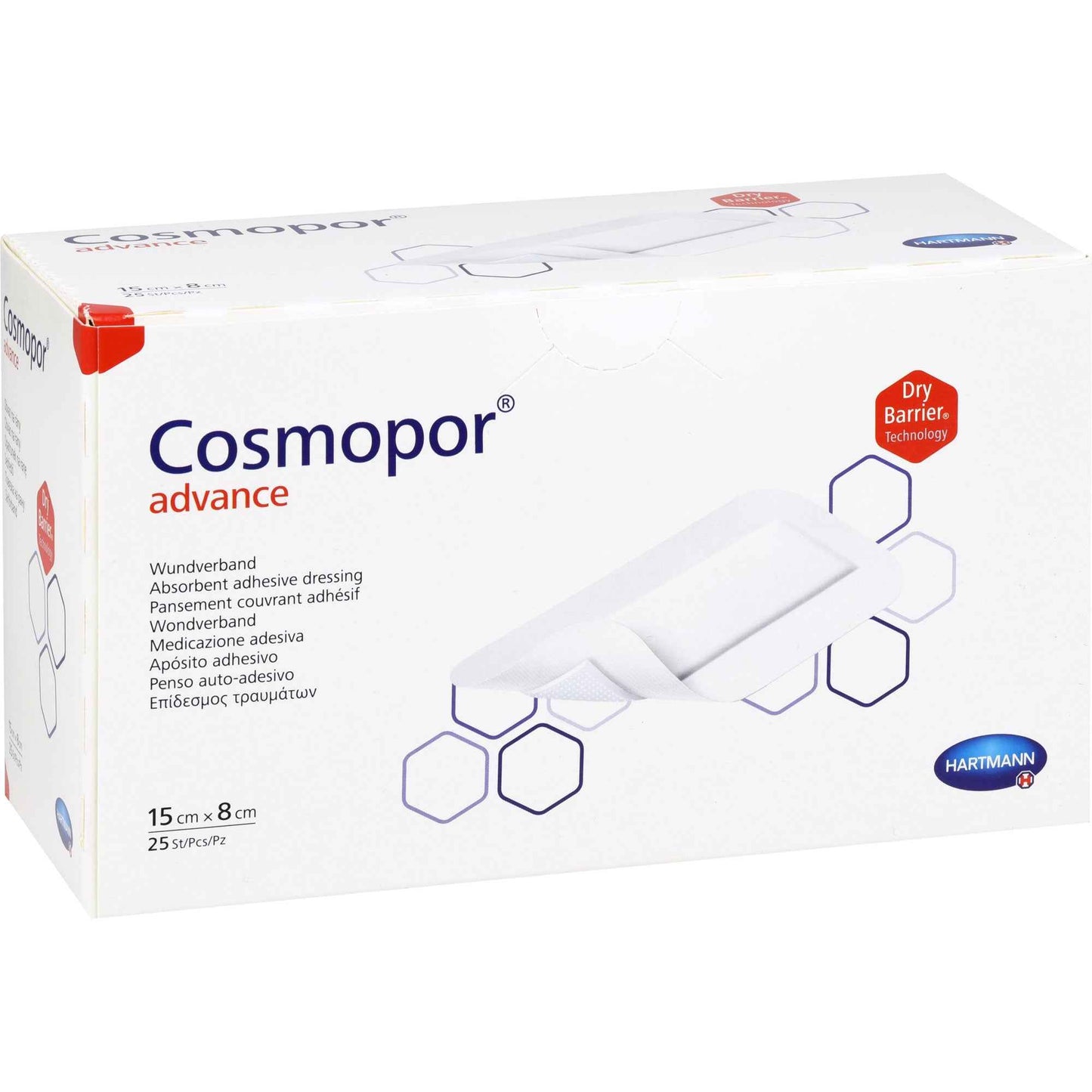 COSMOPOR Advance wound dressing 8x15 cm