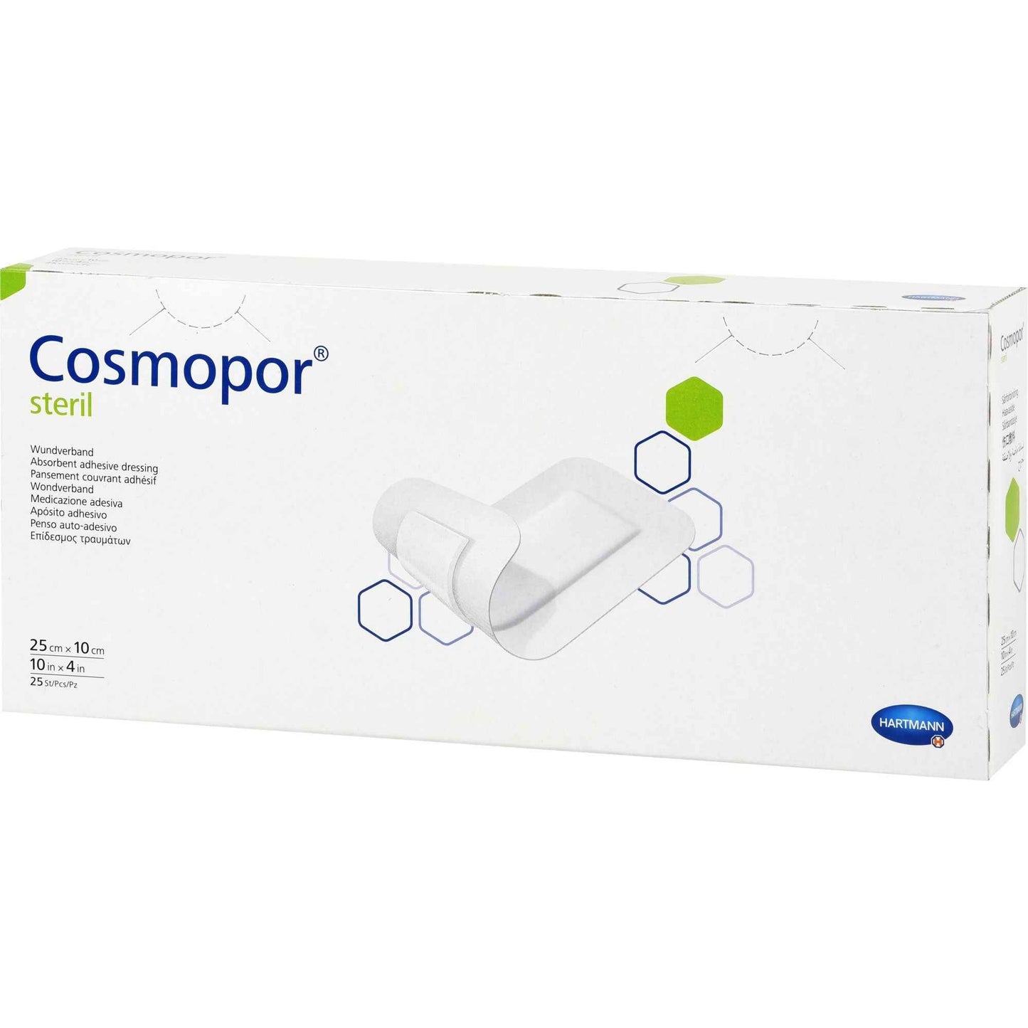 COSMOPOR sterile wound dressing 10x25 cm
