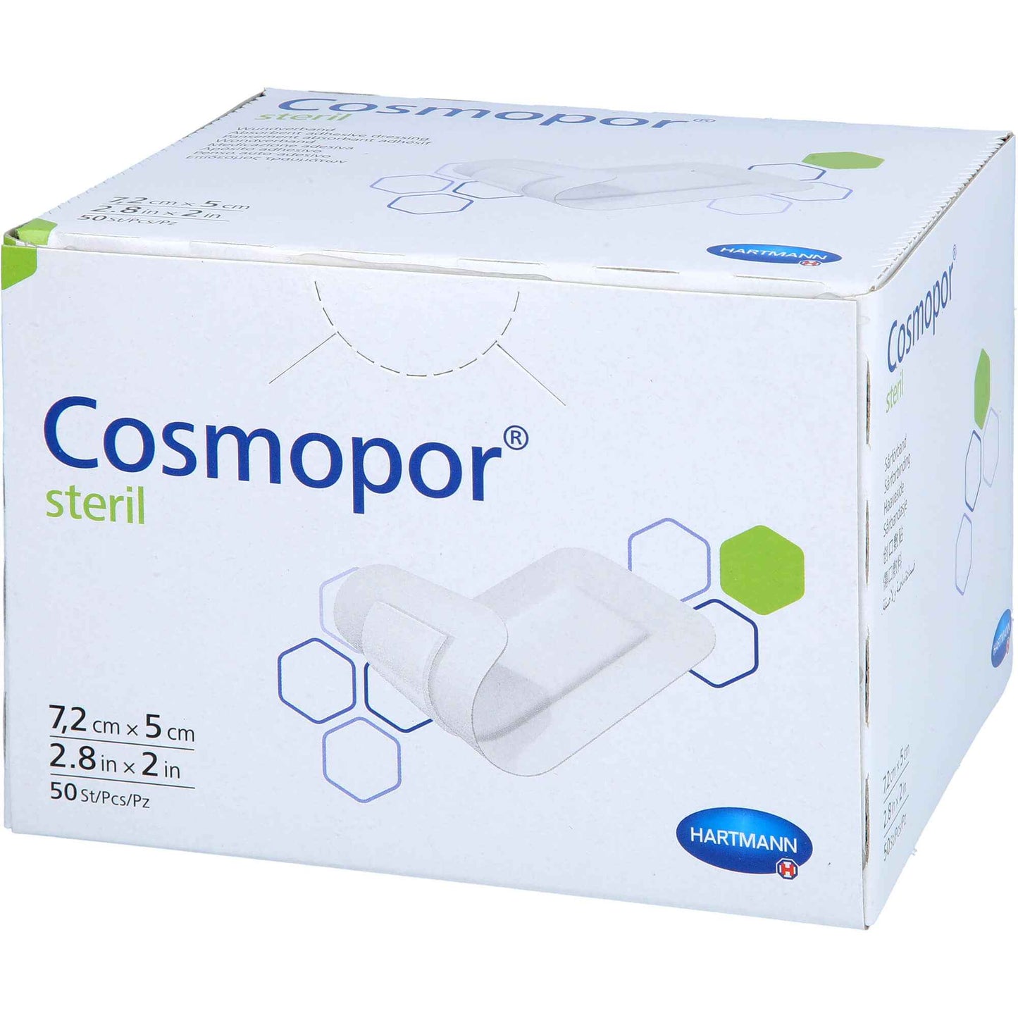 COSMOPOR sterile wound dressing 5x7.2 cm