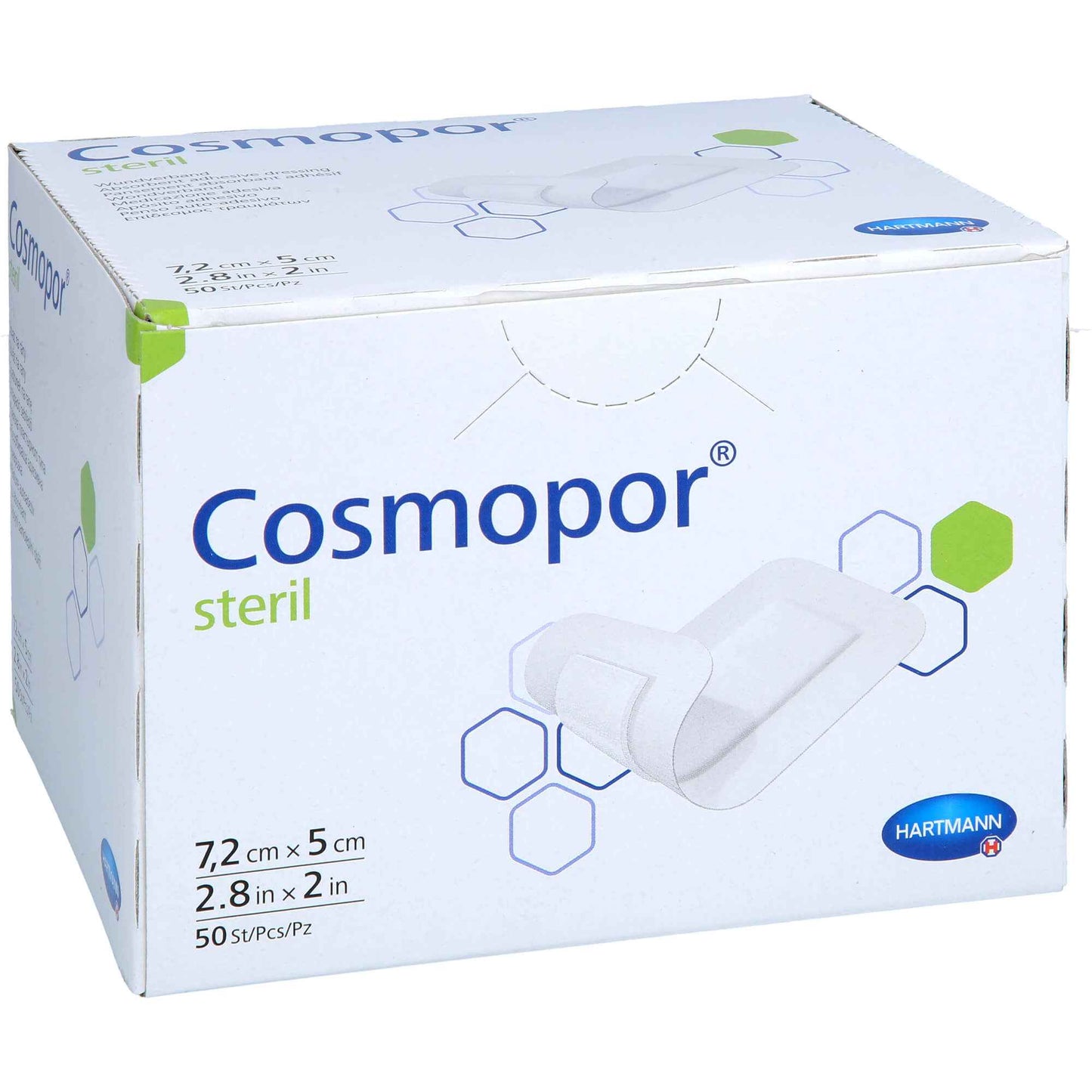COSMOPOR sterile wound dressing 5x7.2 cm