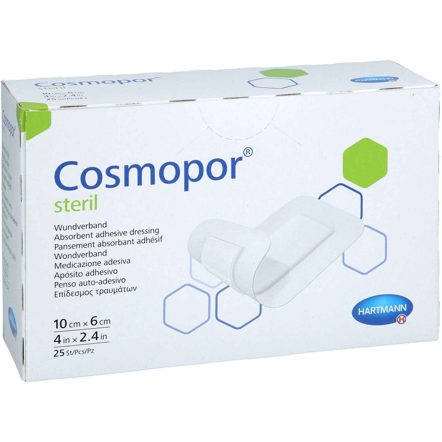 COSMOPOR sterile wound dressing 6x10 cm