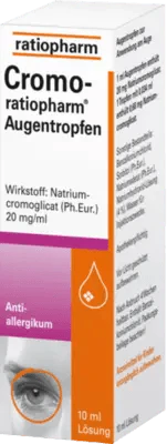 CROMO-RATIOPHARM, conjunctivitis eye drops - UKDorf