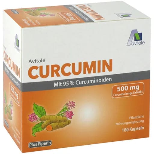CURCUMIN 500 mg 95% Curcuminoids+Piperine Capsules - UKDorf
