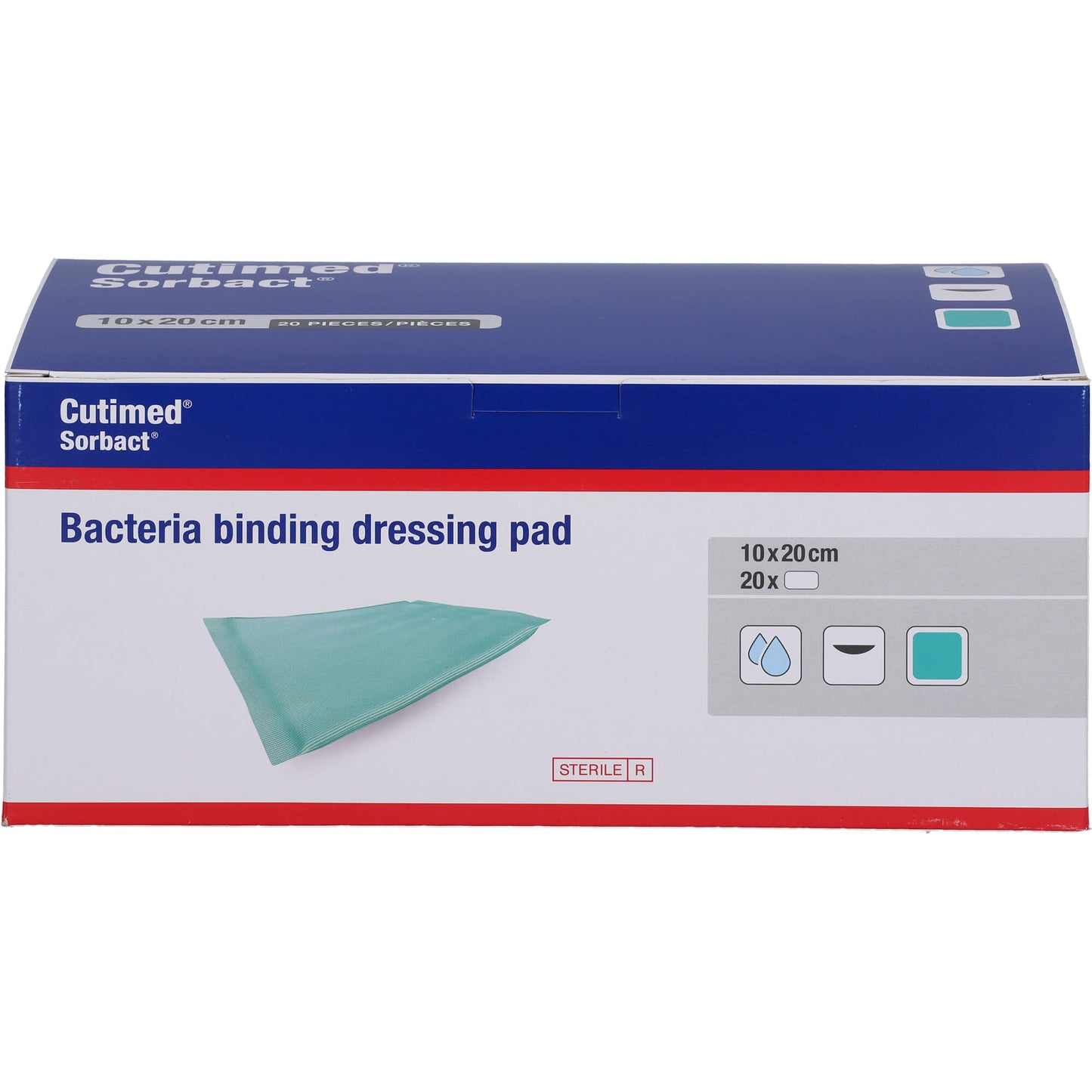 CUTIMED Sorbact absorbent compresses 10x20 cm
