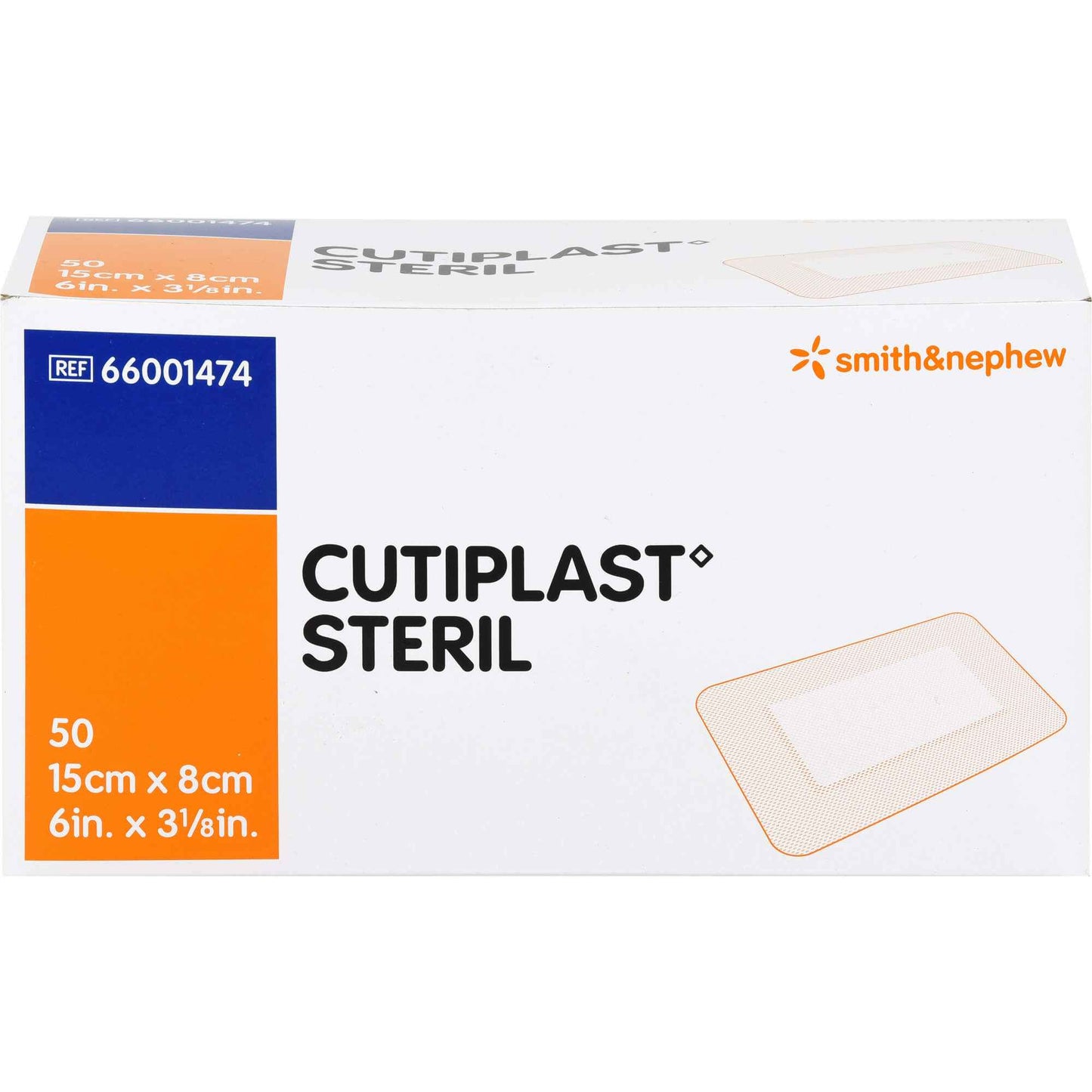 CUTIPLAST sterile wound dressing 8x15 cm