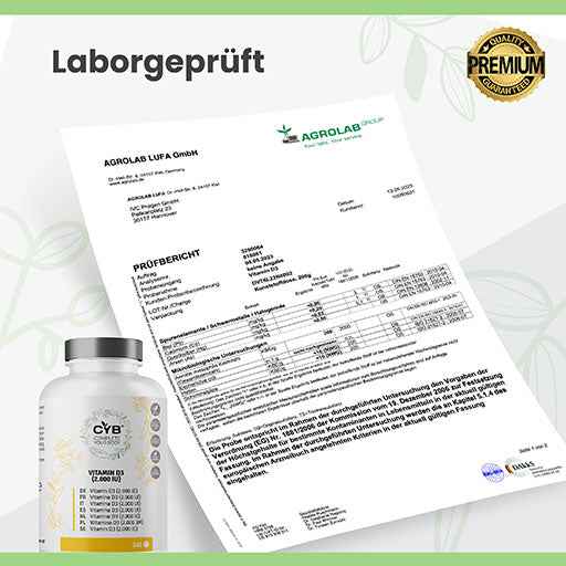CYB Vitamin D3 2000 IU high-dose tablets