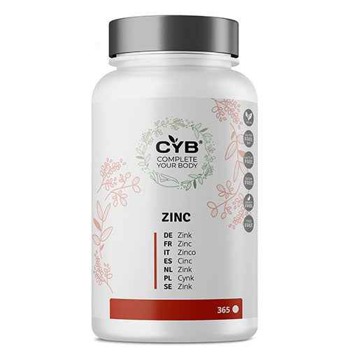 CYB Zinc 25 mg high-dose vegan tablets