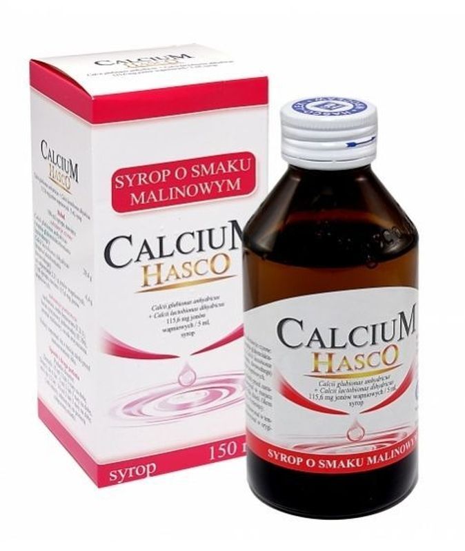 Calcium HASCO raspberry flavor syrup 150 ml