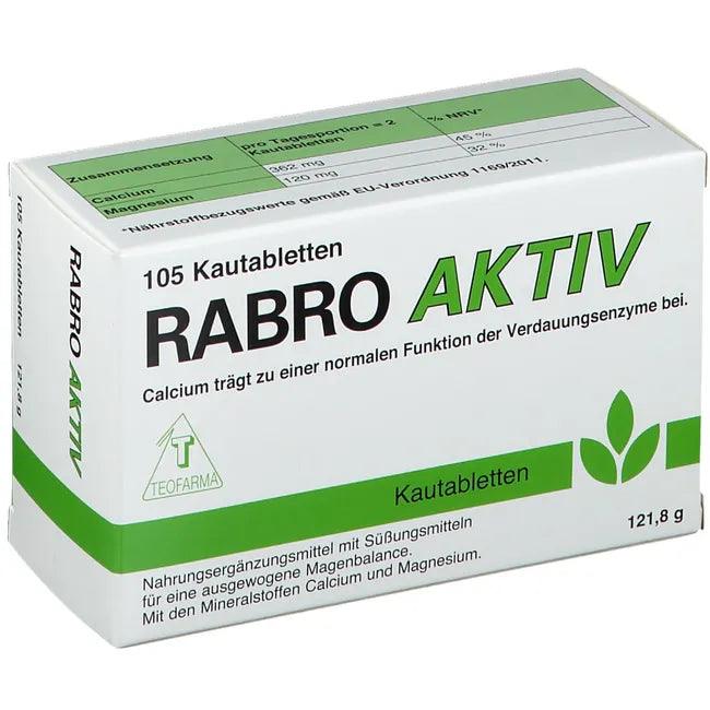 Calcium and magnesium, RABRO Active chewable tablets, how to balance stomach ph - UKDorf