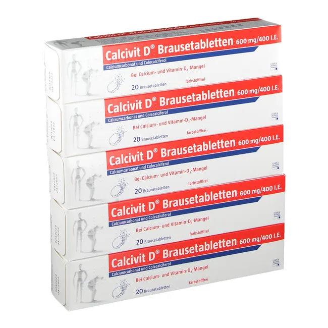 Calcium carbonate, colecalciferol, CALCIVIT D effervescent tablets - UKDorf