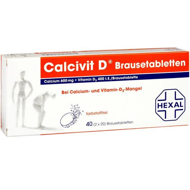 Calcium carbonate, colecalciferol, CALCIVIT D effervescent tablets - UKDorf