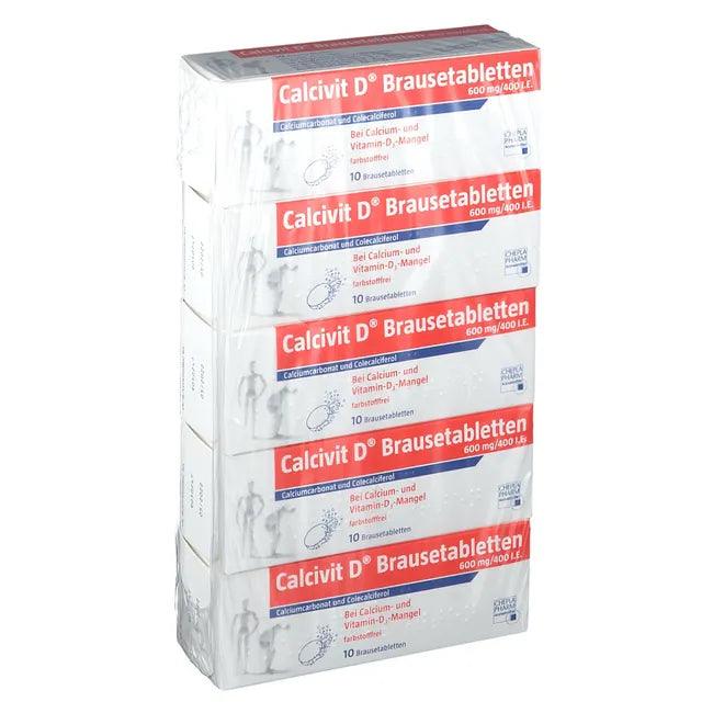 Calcium carbonate, colecalciferol, CALCIVIT D effervescent tablets - UKDorf