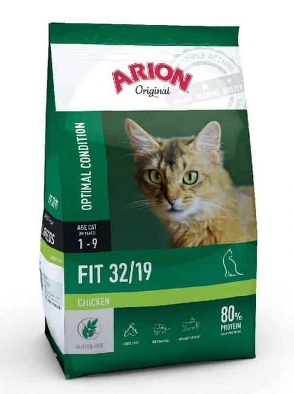 Cat food, ARION Original Cat Fit 32/19 Cat food 2 kg - UKDorf