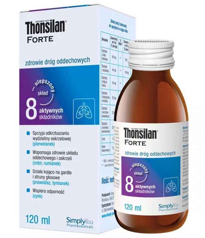 Children over 3 years of age, Thonsilan Forte syrup 120 ml