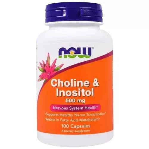 Choline & Inositol 500mg x 100 capsules