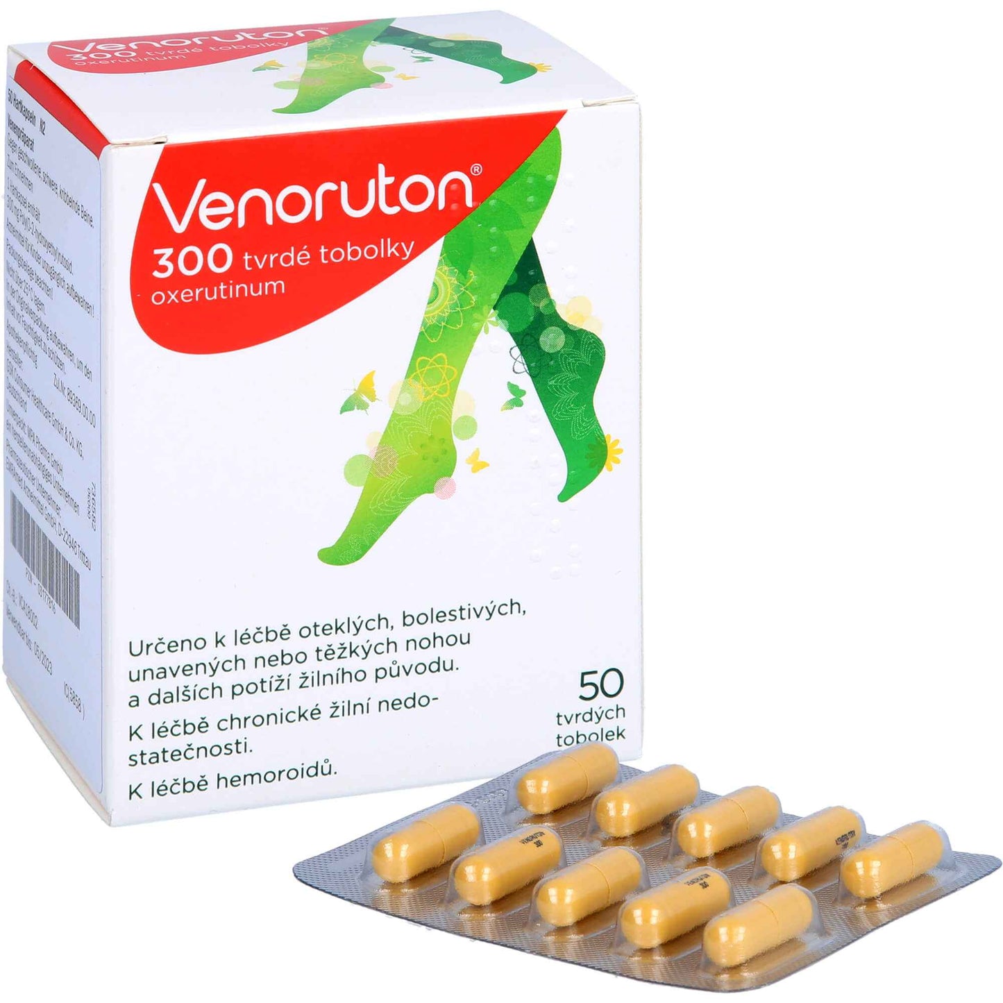Chronic venous insufficiency, VENORUTON 300 capsules