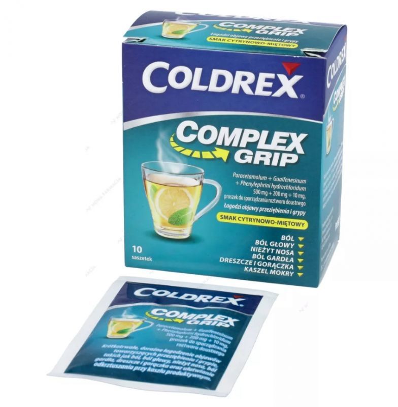 Coldrex complex grip 10 sachets
