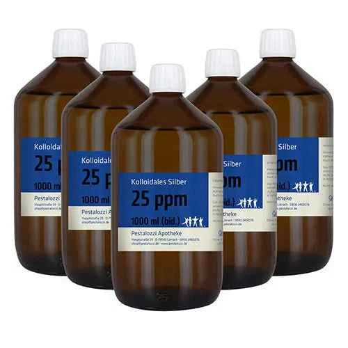 Colloidal silver bidist. (Silver water) 25 ppm