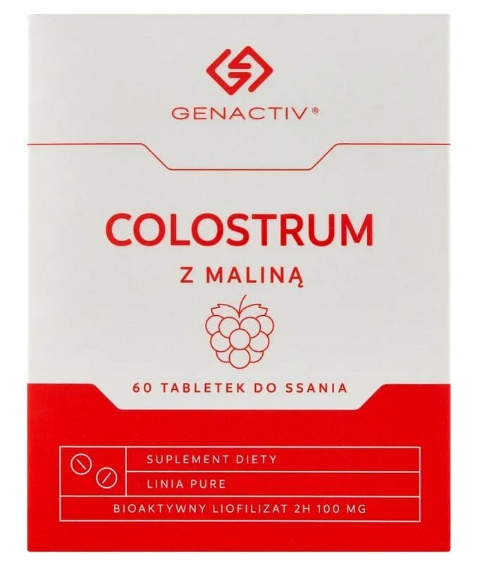 Colostrum with raspberry 60 lozenges - UKDorf