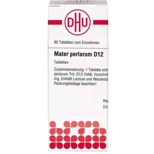 Conchiolin (Conchiolinum) MATER PERLARUM D 12 tablets 80 pcs