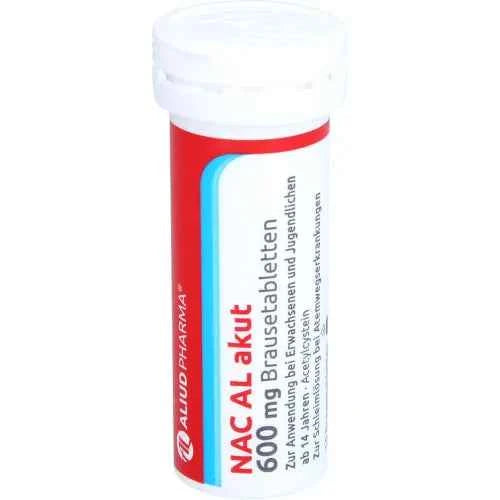 Coughing in cases of cold-related bronchitis, NAC AL acute 600 mg effervescent tablets