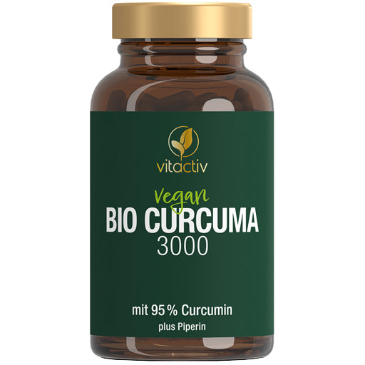 Curcumin and piperine, turmeric curcumin, CURCUMA 3000 organic capsules - UKDorf