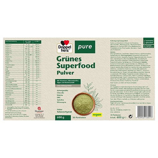 Green Superfood pure powder - UKDorf