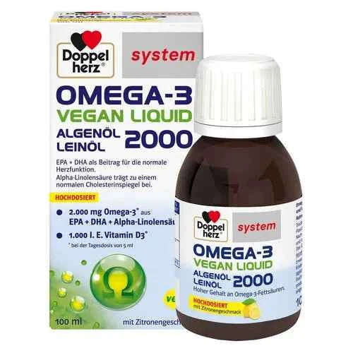 DOUBLEHERZ Omega-3 vegan Liquid 2000 system